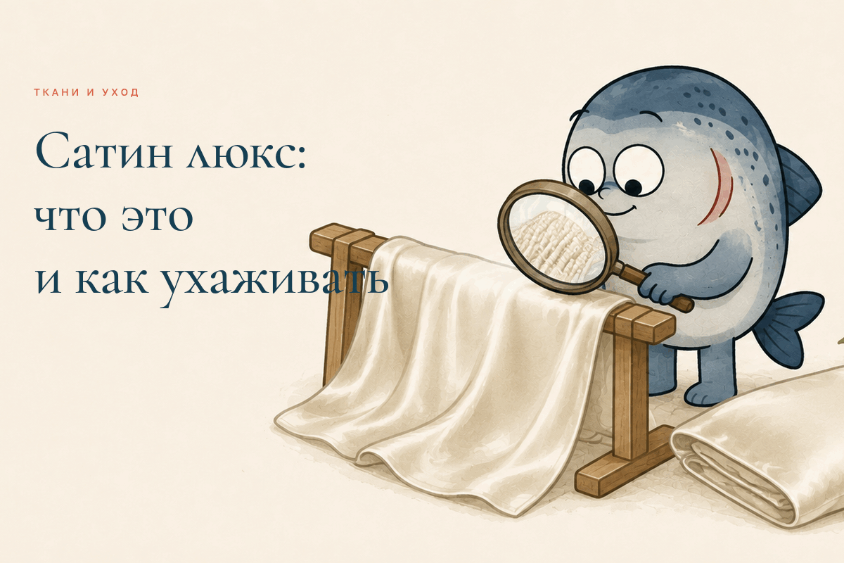 Маскот Coho рассматривает блеск и плетение ткани сатин люкс